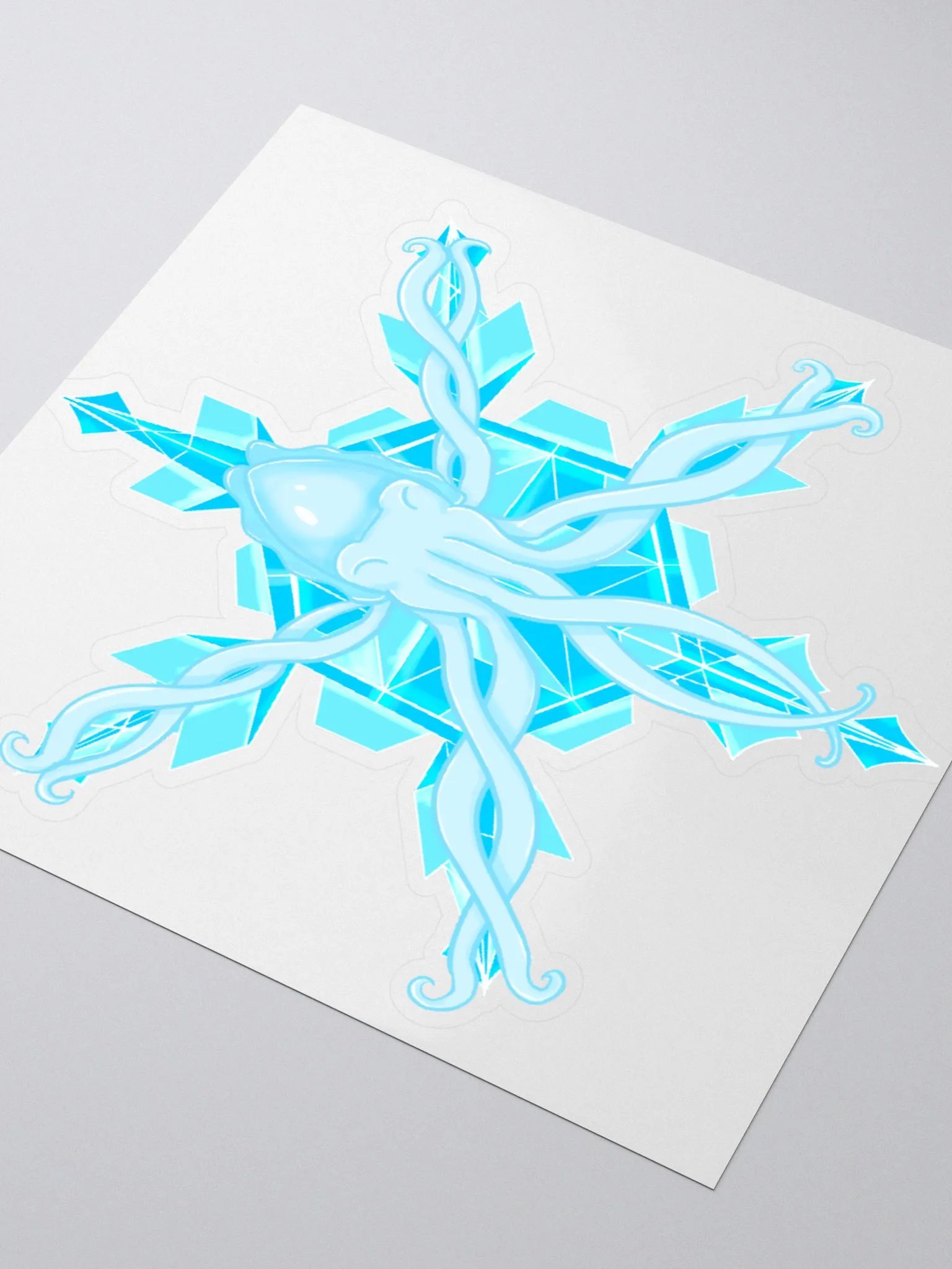 Snowflake Cuttlefish Sticker product image (3)