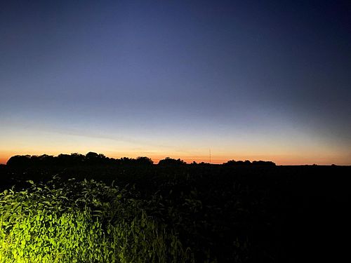A little sunset from the ride last night!