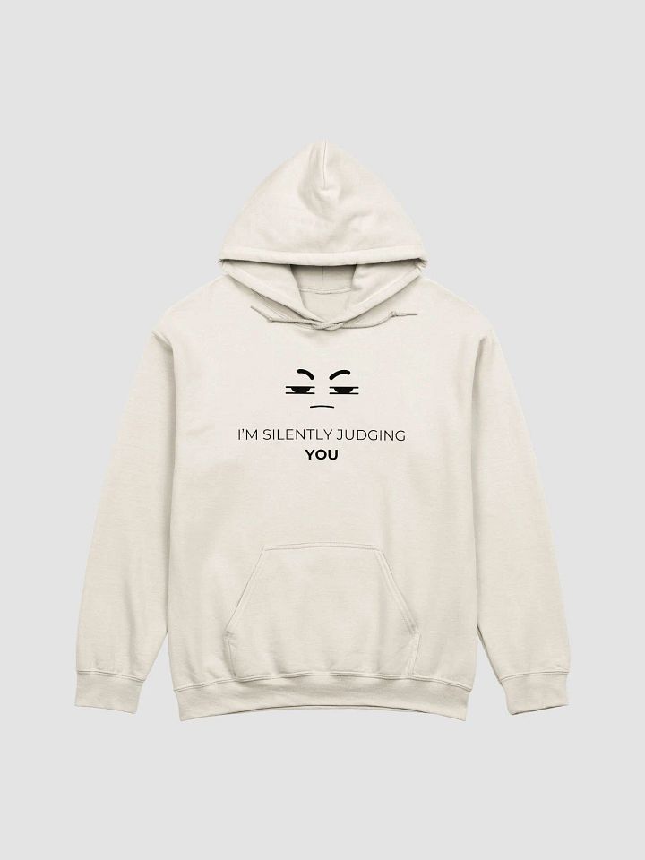 Silently Judging Hoodie – Minimalist Eye Design product image (25)