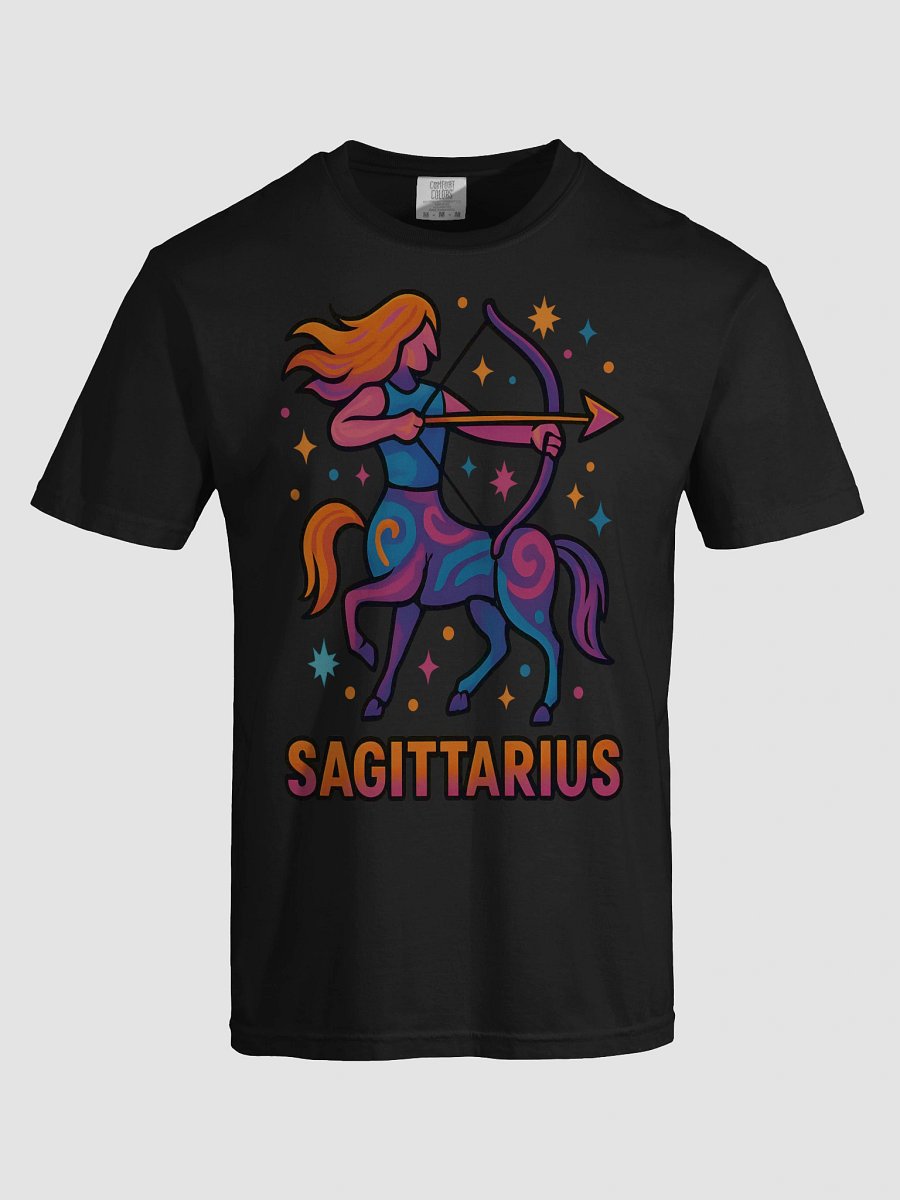 Sagittarius Zodiac Sign T-Shirt – Adventurous & Free-Spirited Star Sign Design product image (7)