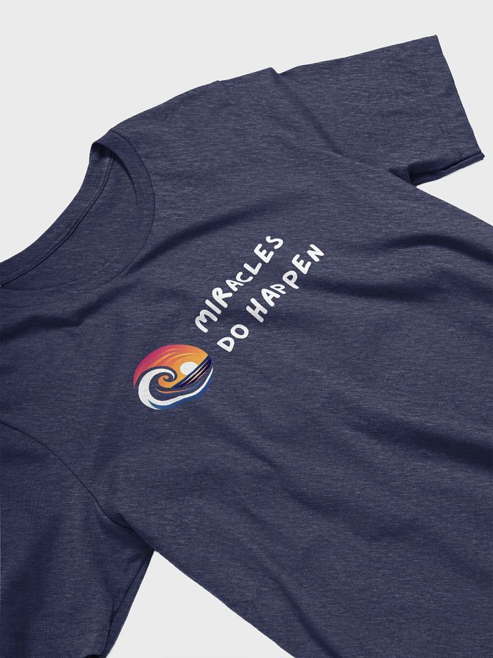 Sunset Wave Logo T-Shirt | miracles do happen product image (21)