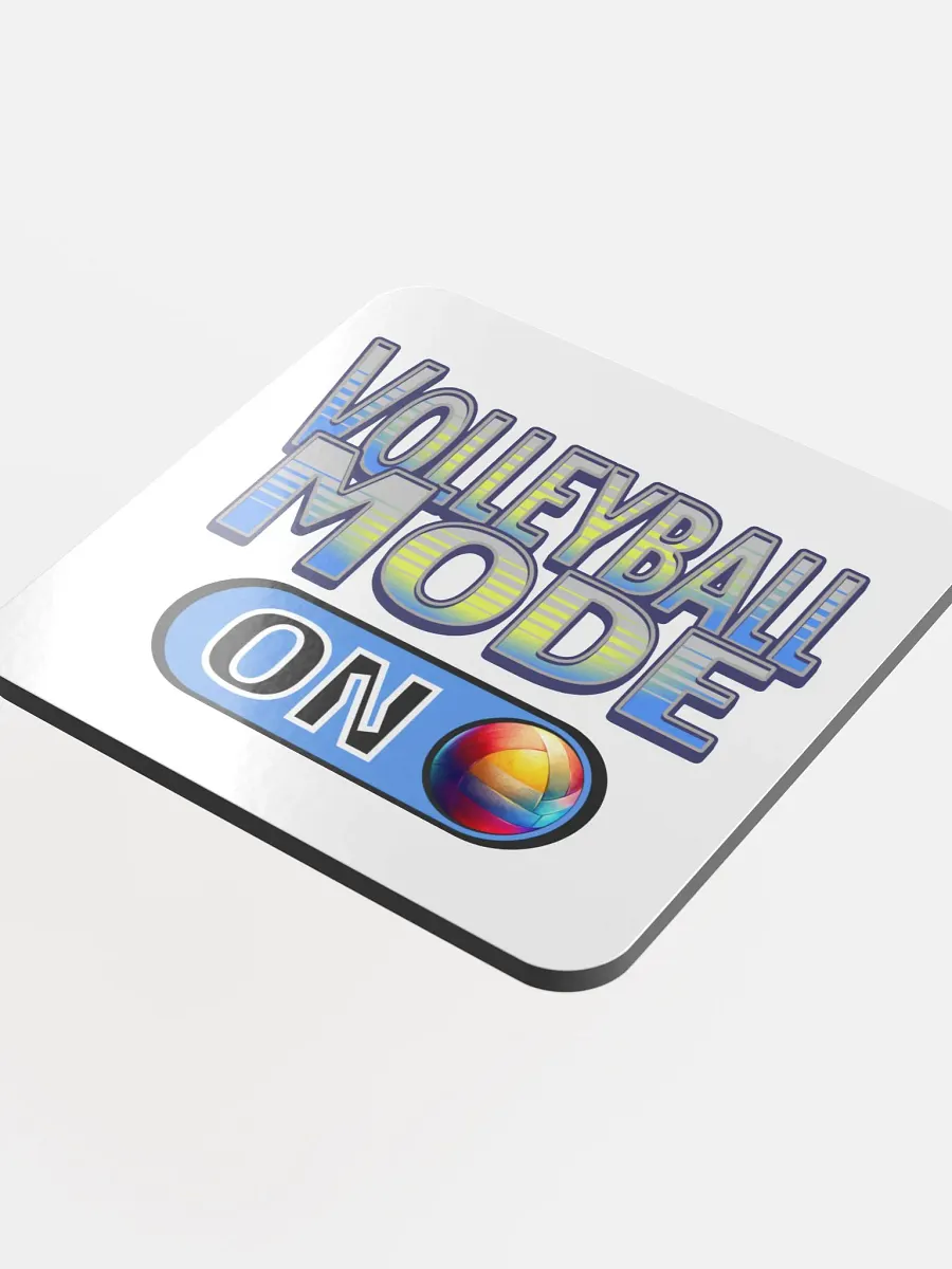 Volleyball Mode On Vibrant Coaster product image (4)