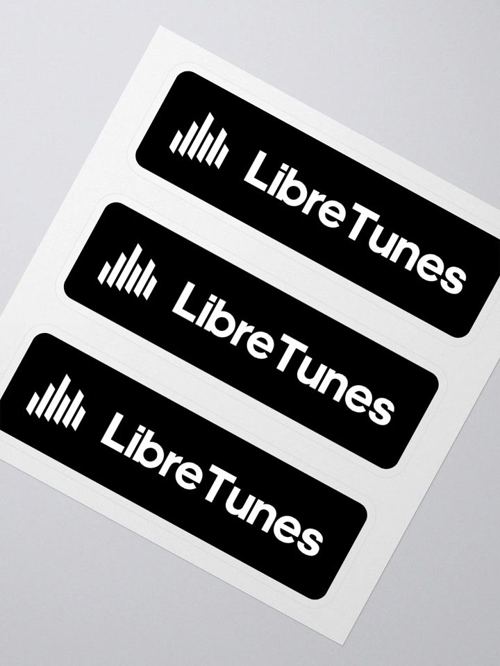 Black Premium Record Label Stickers product image (2)