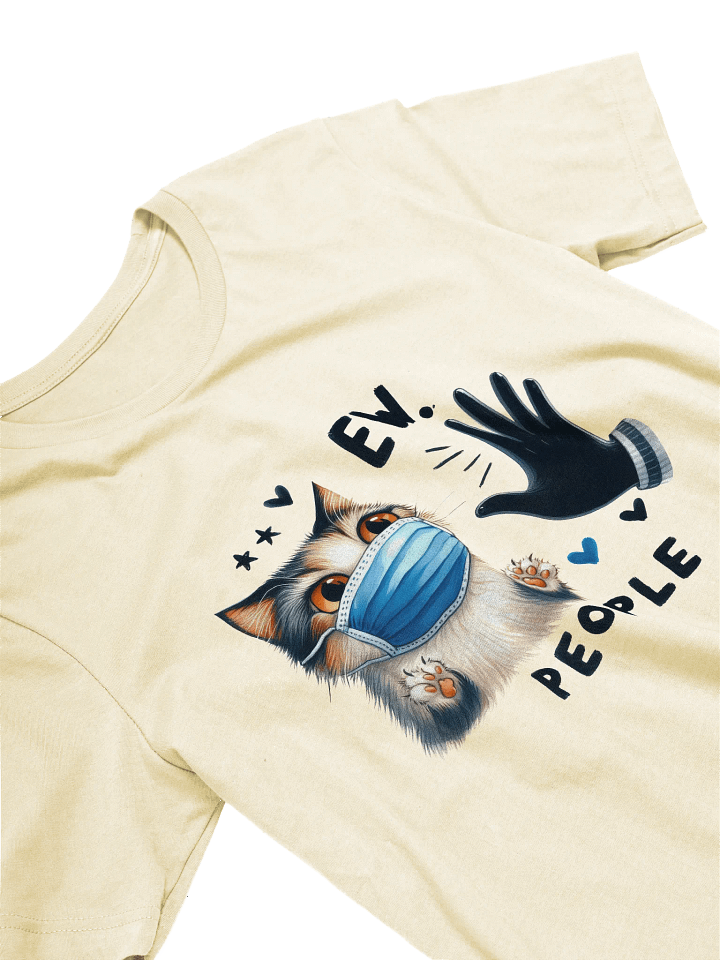 EW. PEOPLE Cartoon Cat T-Shirt product image (2)