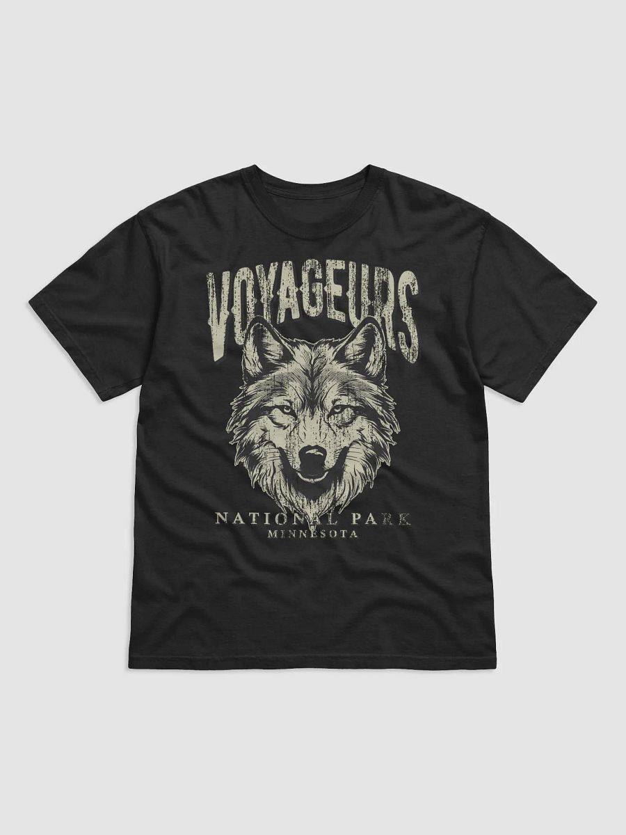 Voyageurs National Park, Minnesota Tee | Vintage-Style Grunge Western Shirt with a Wolf's Head product image (2)