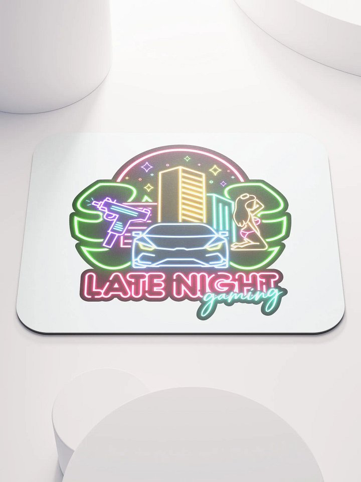 Late Night Gaming Mouse Pad product image (1)