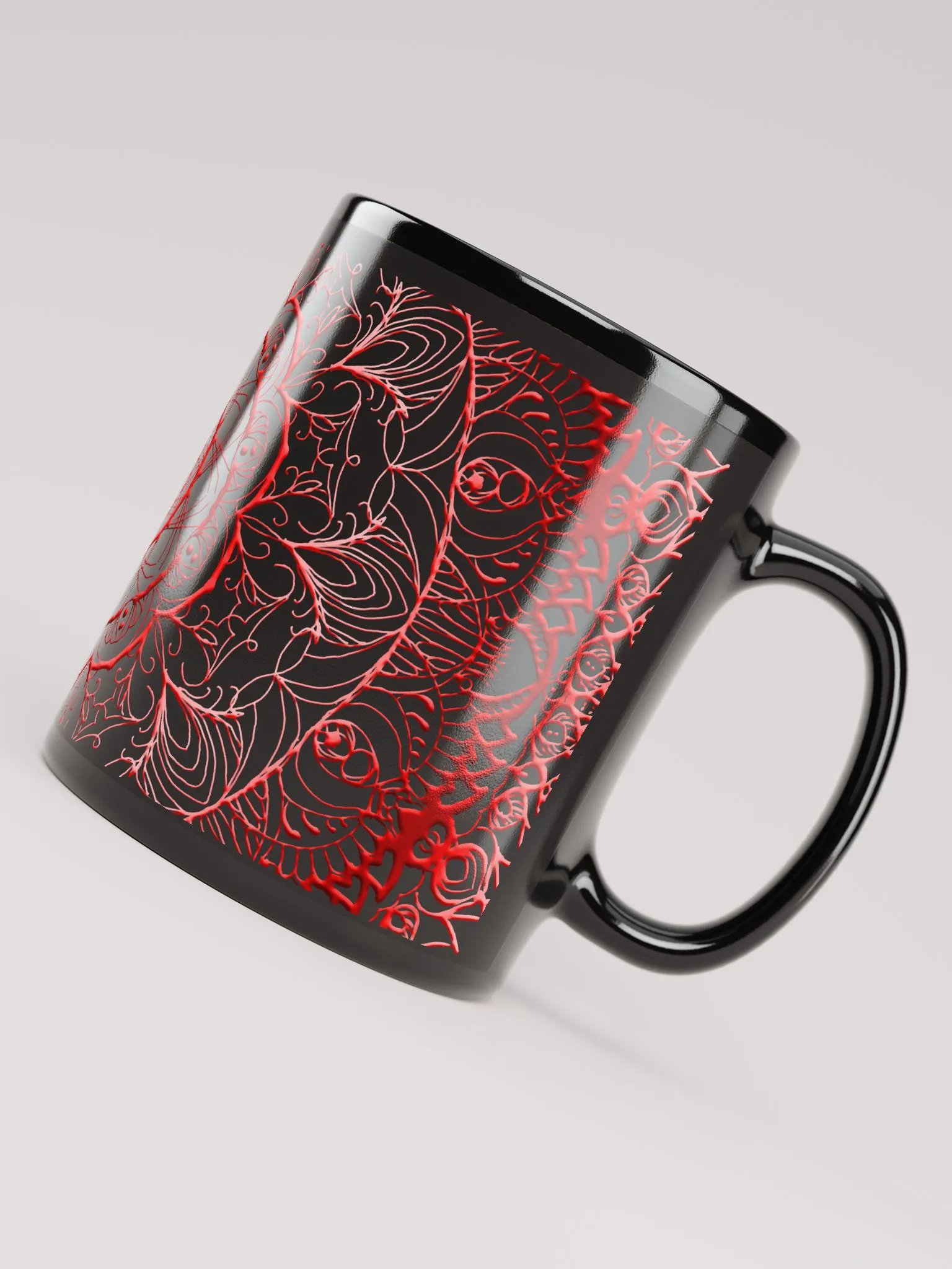 Crimson Mandala Elegance Mug product image (8)