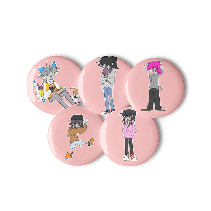 Moon Savers April Pin buttons product image (3)