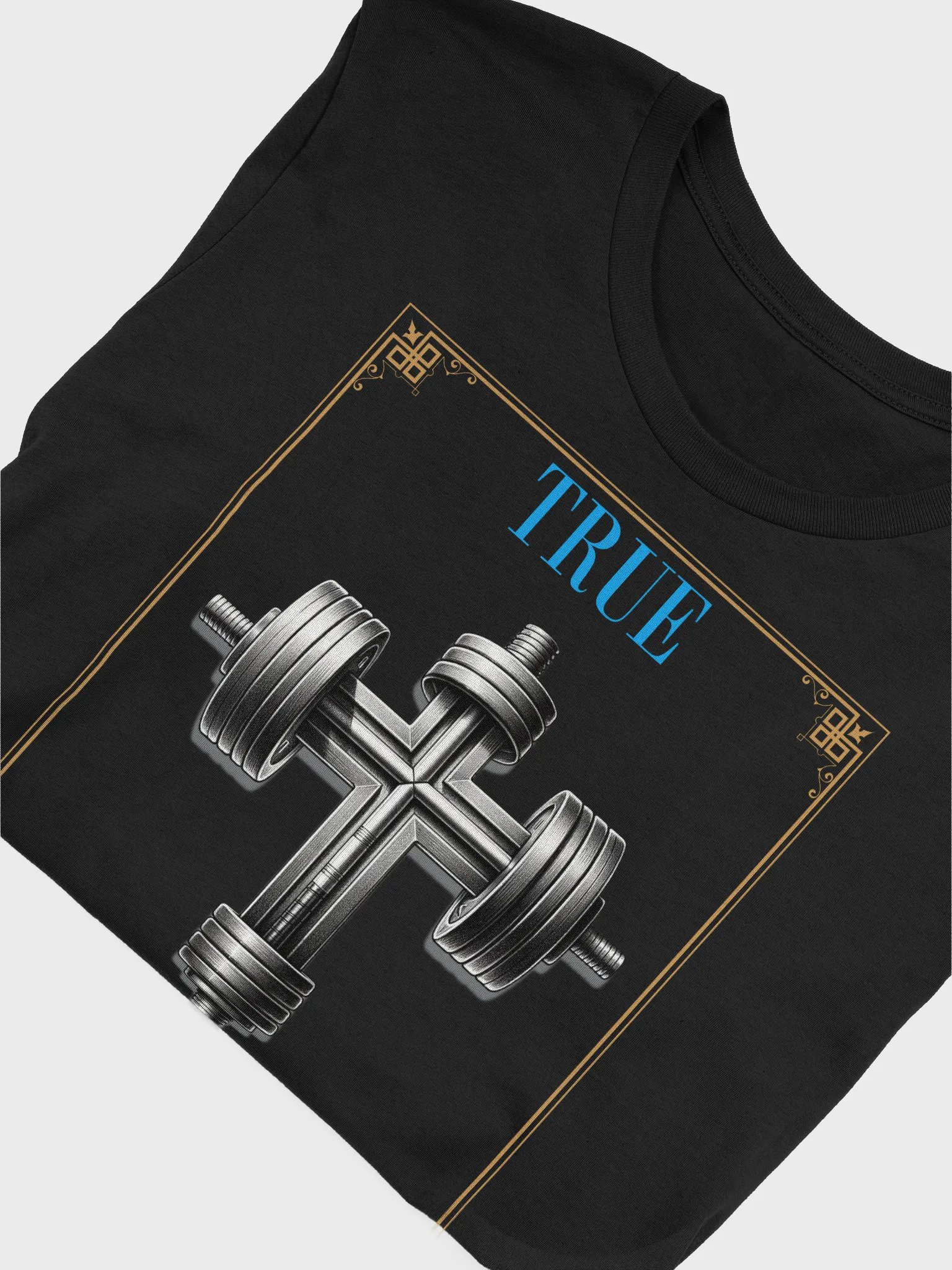 True Strength Cross Dumbbell T-Shirt product image (5)