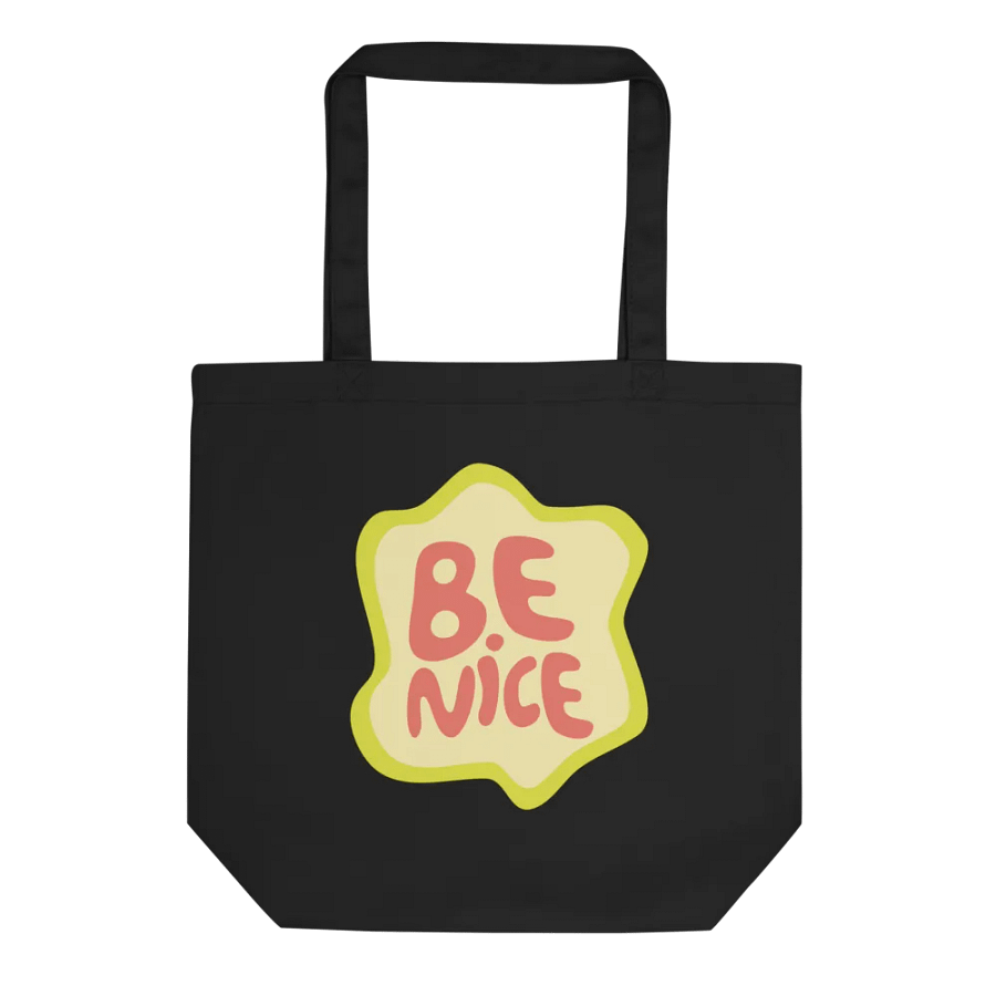BE NICE Eco-Friendly Tote Bag product image (2)