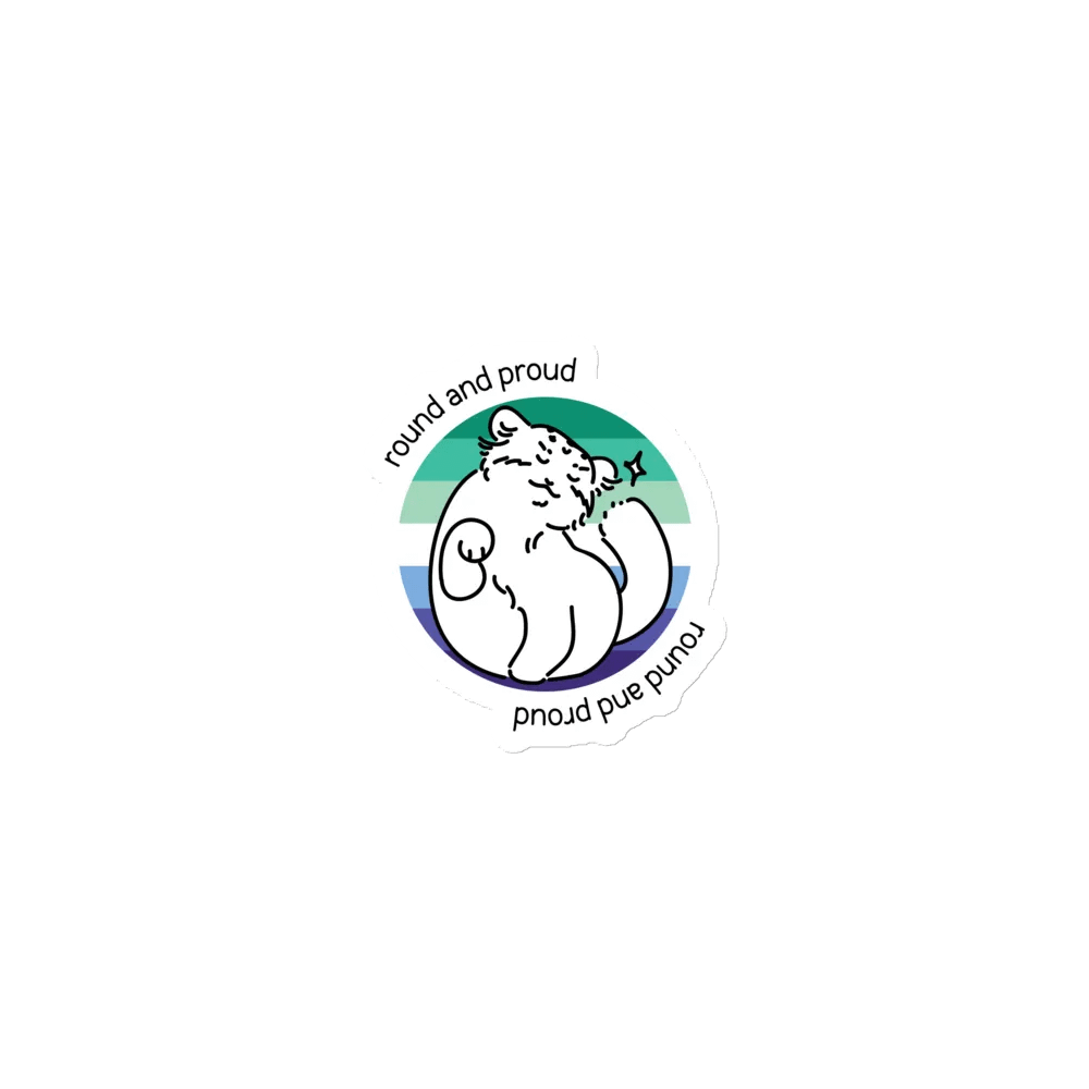 Round and Proud Manul Gay MLM Version - Magnet product image (1)
