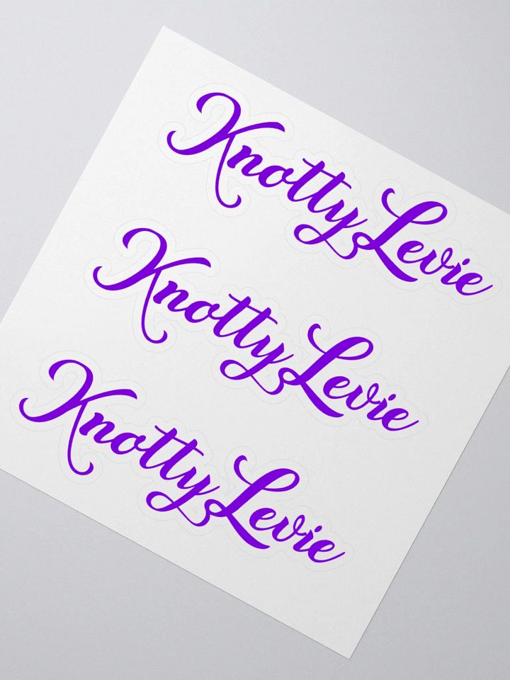 Knotty Levie Stickers product image (2)