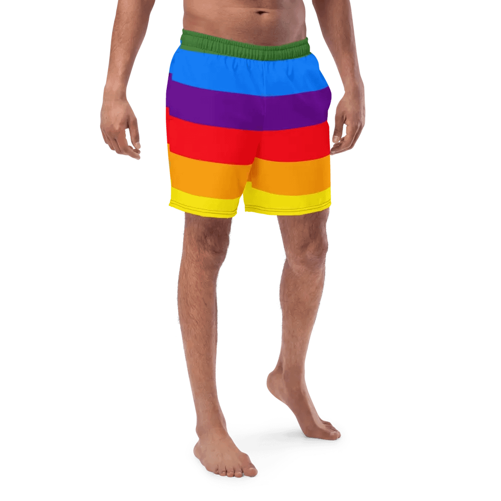 All-Over Print Swim Trunks product image (1)