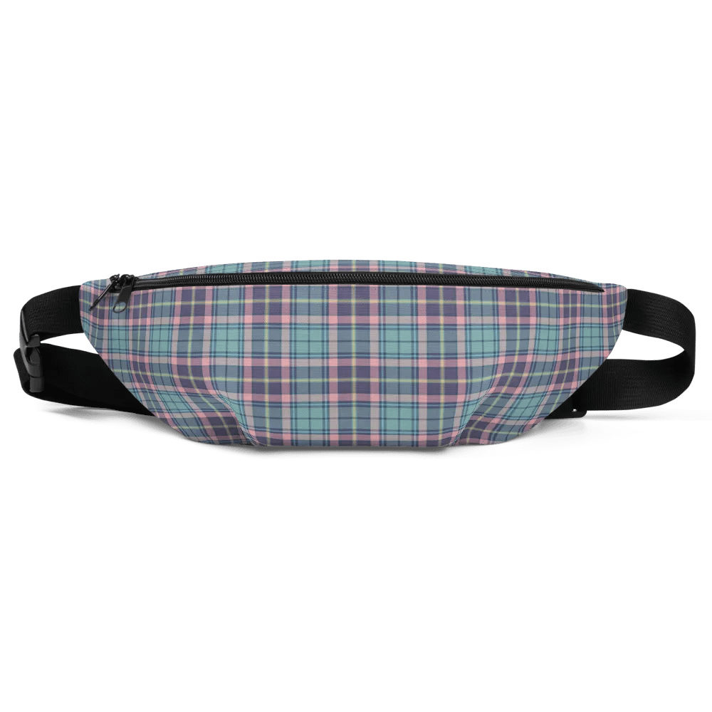 Light Green, Lavender, and Pink Plaid Fanny Pack product image (2)