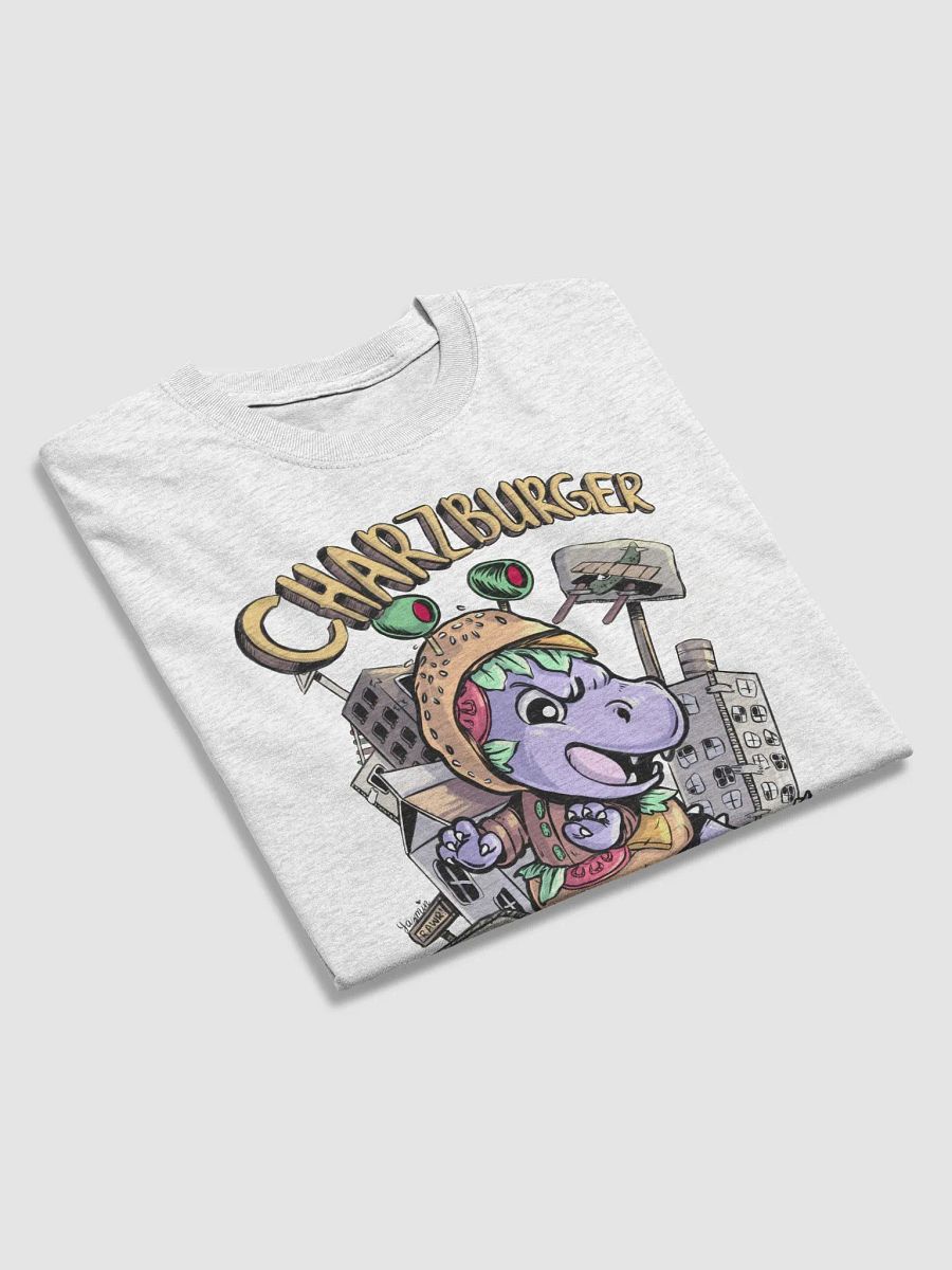 Dinosaur Hamburger Rampage T-Shirt - Whimsical Costume Tee product image (4)