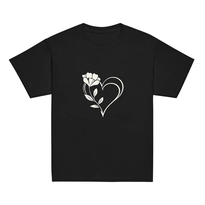 Floral Heart Youth Classic Tee product image (1)