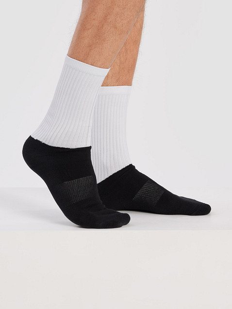 Photo showing Black Foot Sublimated Socks