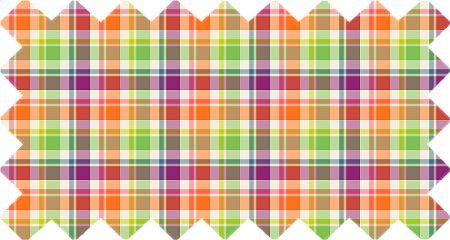 Purple, Orange, and Lime Green Plaid (CO33)
