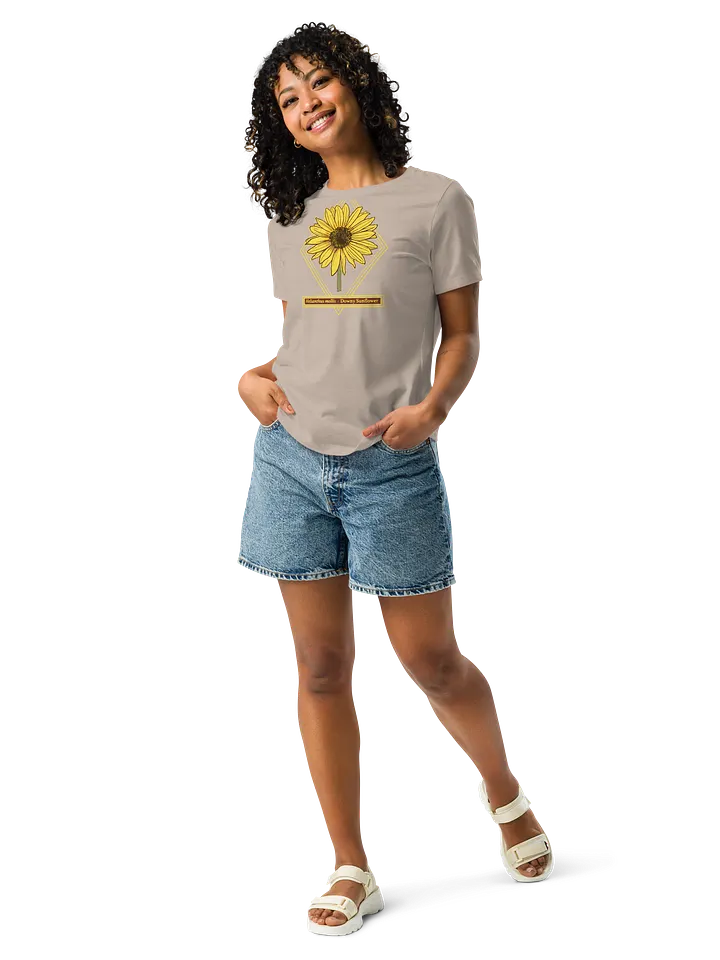 Helianthus Sunflower Women's Relaxed Fit Cotton T-Shirt product image (36)