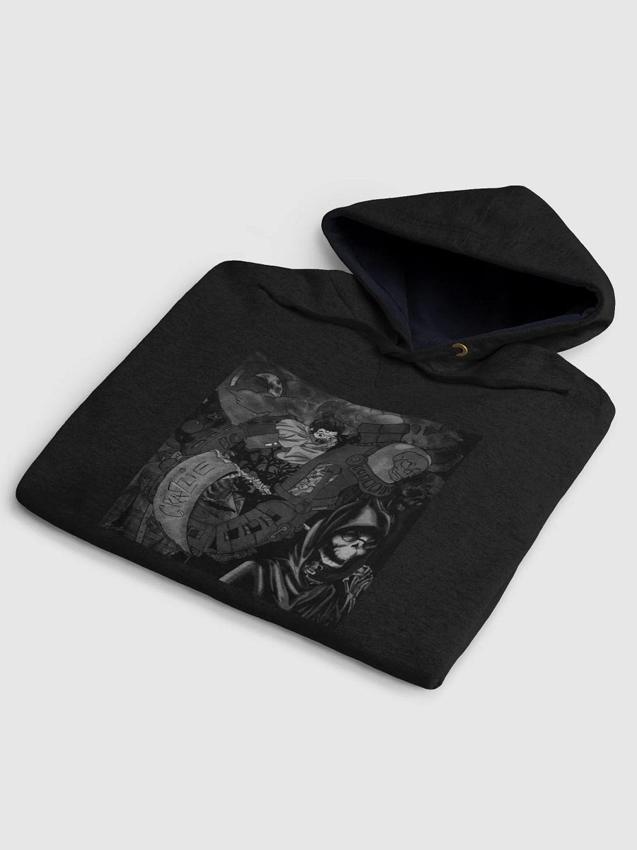 Crazzie Train Hoodie Champion Brand (B&W) product image (14)