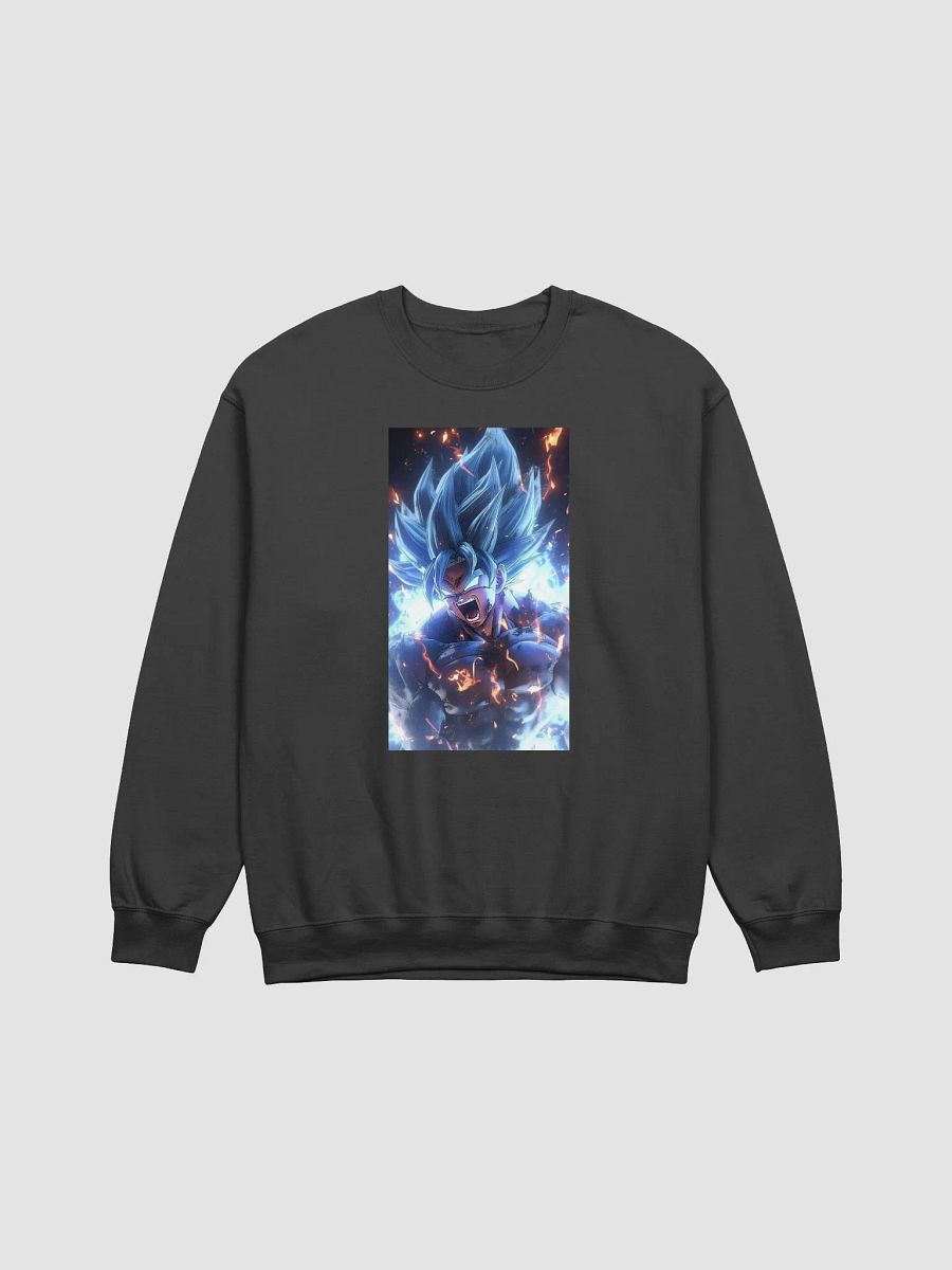 Blue Songoku Crewneck Sweatshirt product image (7)