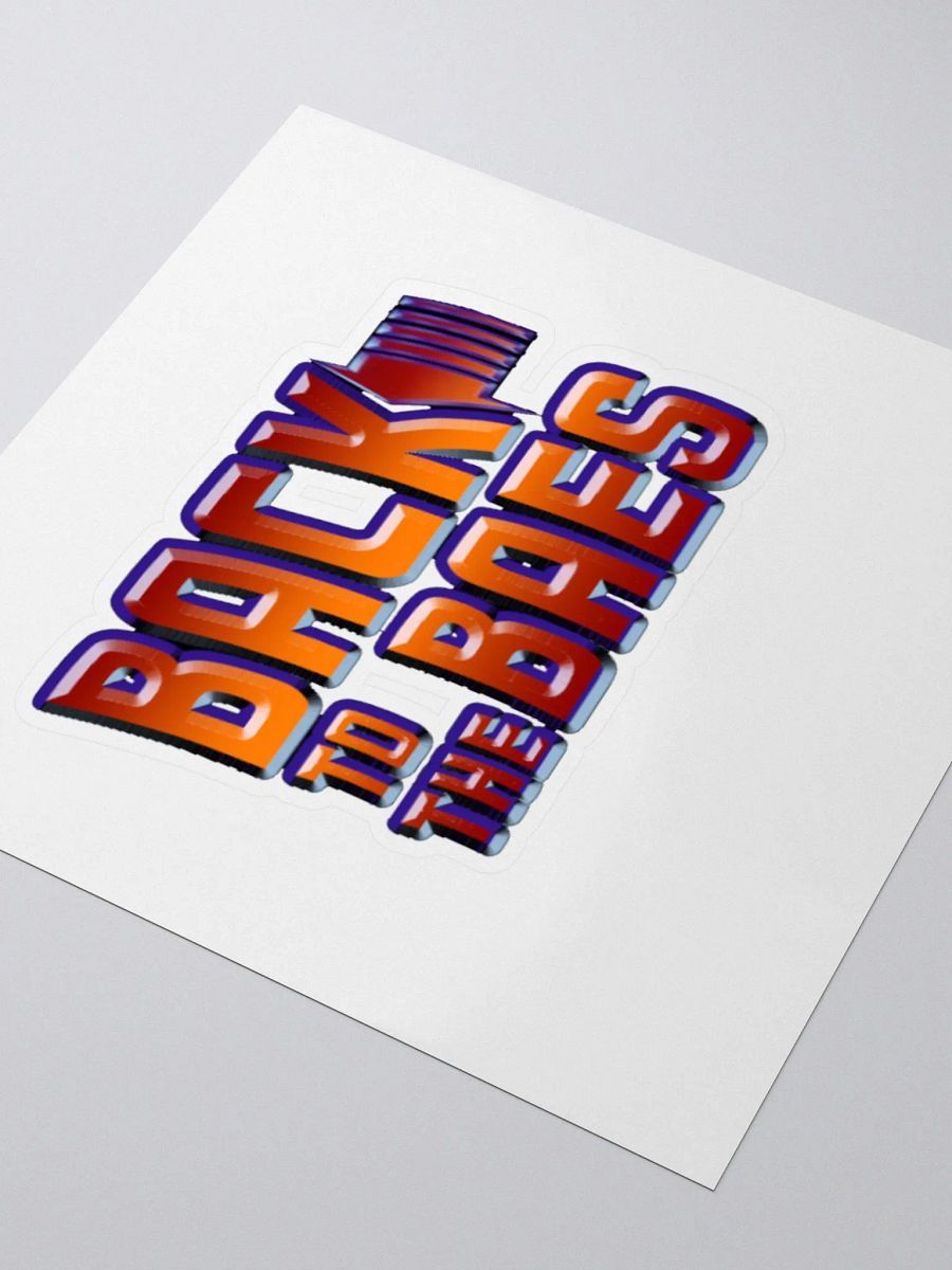 Back to the Baes Sticker product image (5)