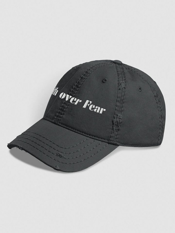Faith Over Fear Distressed Hat product image (5)