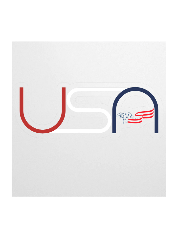 Patriotic Eagle Kiss Cut Sticker product image (1)