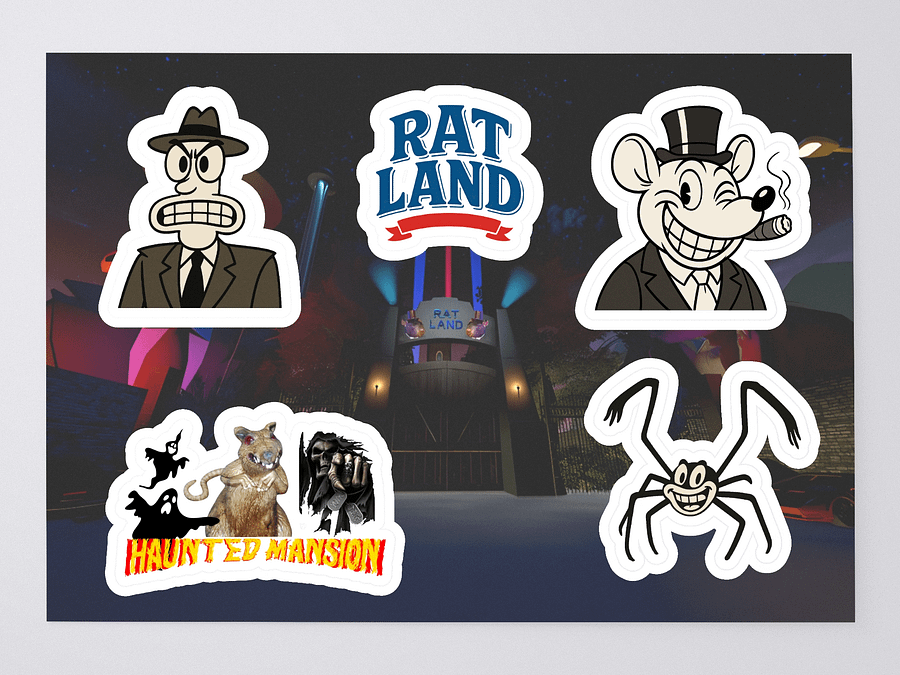 RAT LAND STICKER SHEET 1 product image (1)