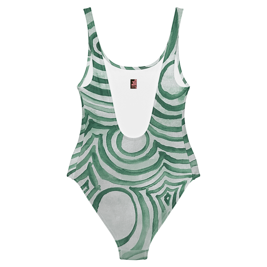 "Green Swirl" One Piece Swimsuit product image (6)