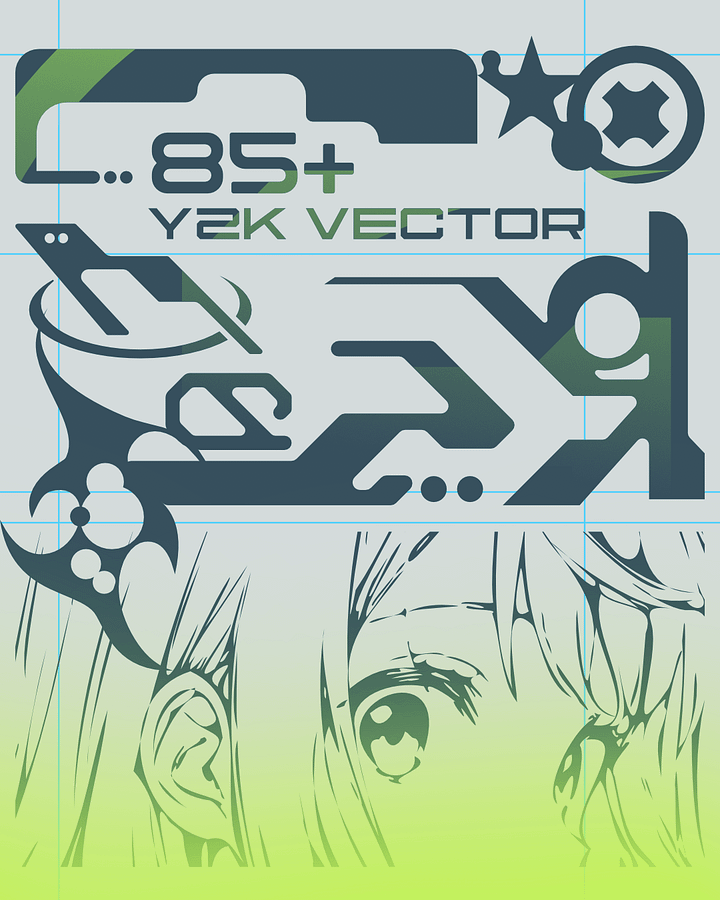 FREE 85+ Y2K VECTORS product image (2)