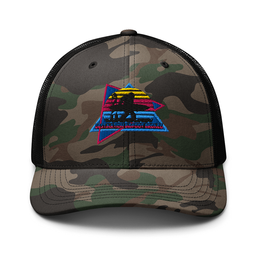 Retro-Inspired Camouflage Trucker Hat (Multiple Camouflage Options) product image (1)