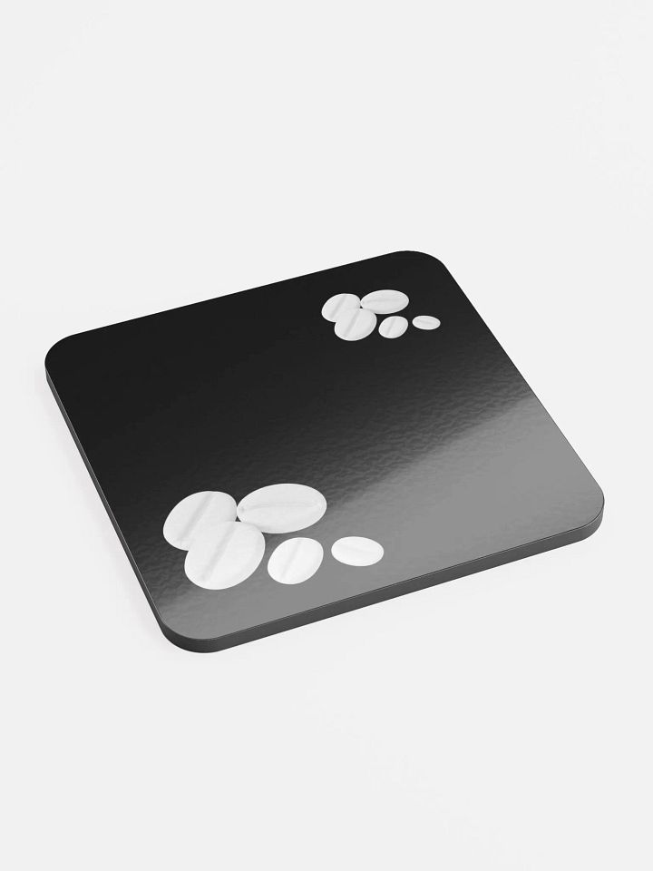 Black I Swear They Are Coffee Beans! White Coffee Beans Coaster product image (2)