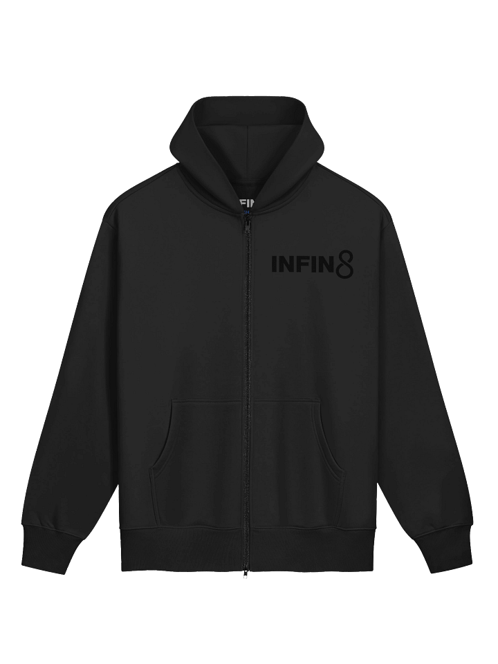 INFIN8 New Style Logo Zip Hoodie | Stealth Collection product image (1)