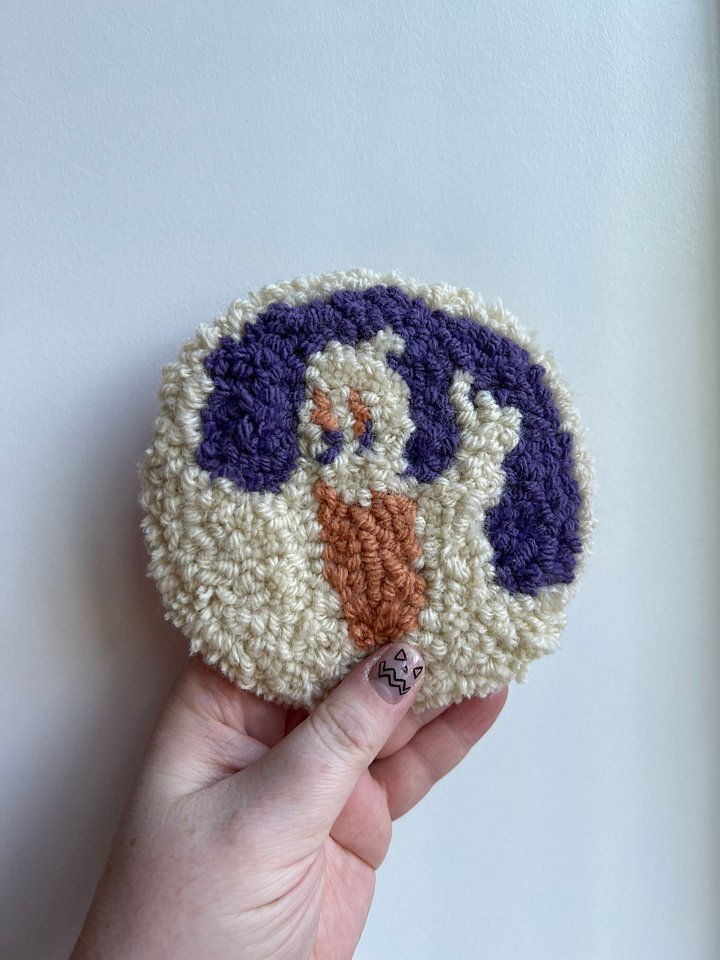 Ghost Cookie Coaster product image (1)