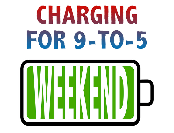 Weekend - Charging for 9-to-5 T-Shirt product image (2)