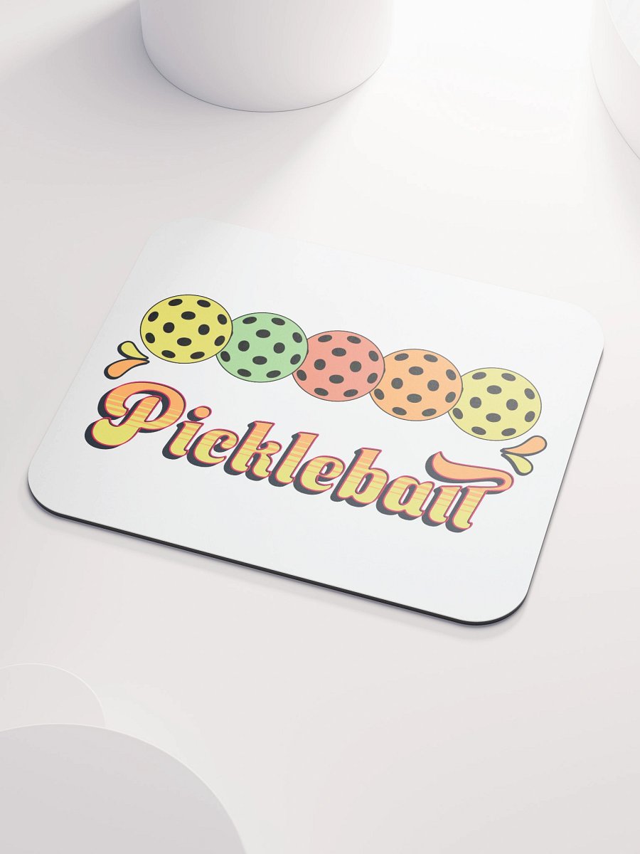 Pickleball Five Ball Row Fun Mouse Pad product image (2)