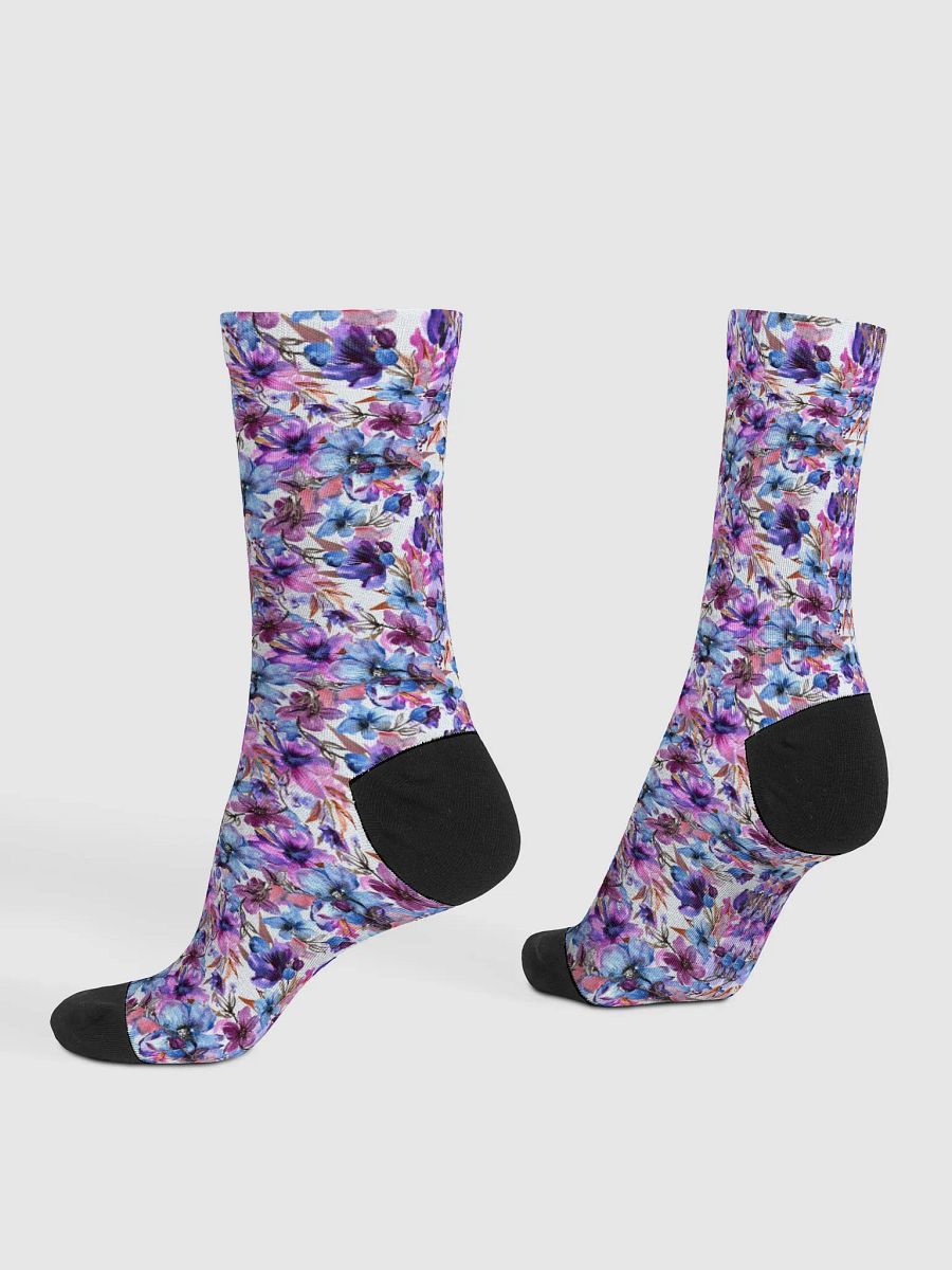 Purple Flowers Socks product image (4)