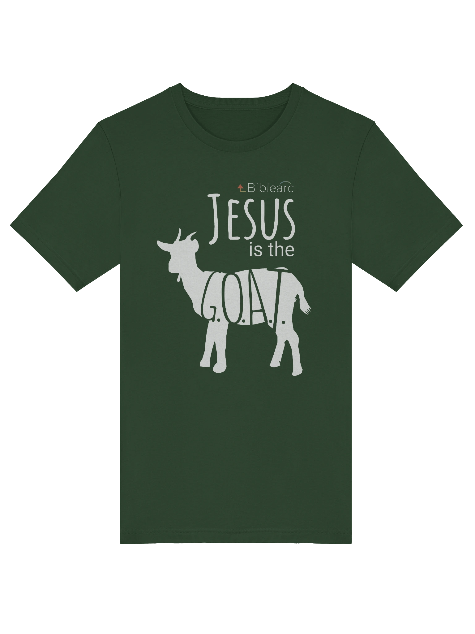 Jesus is the G.O.A.T. T-Shirt (Dark Colors) product image (5)