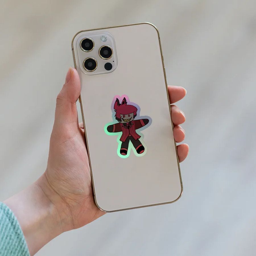 Gingerbread Alastor Holo Sticker product image (6)
