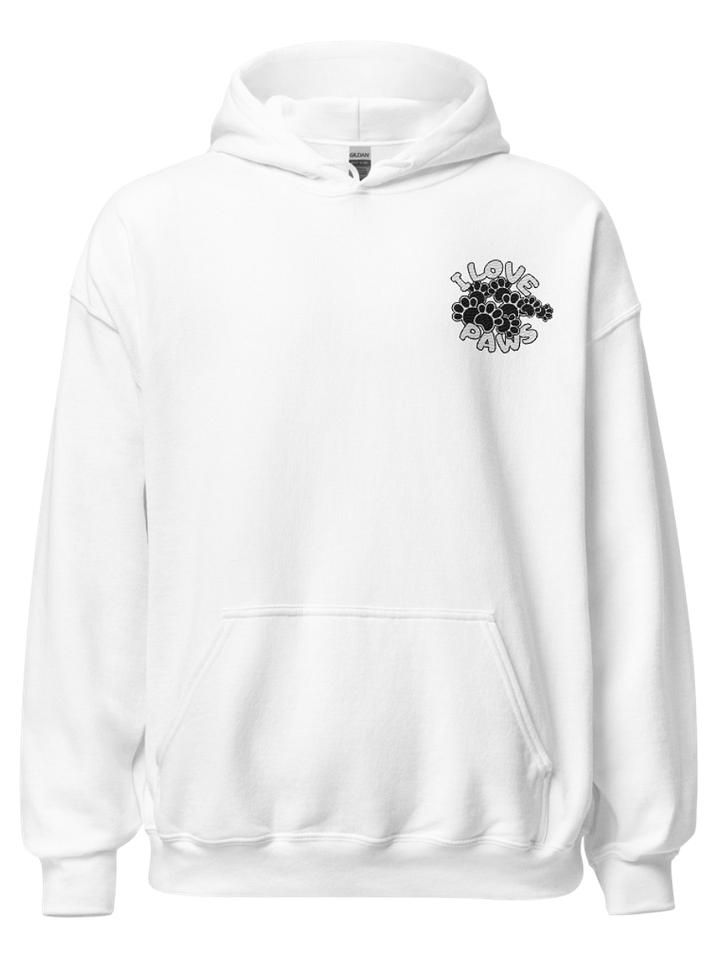 Embroidered Paw Print Hoodie – Cozy Animal Lover Hoodie product image (1)