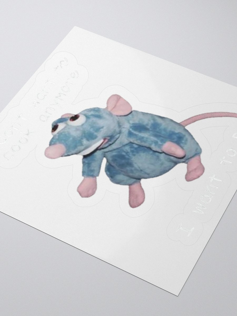 I Don't Want To Cook Anymore I Want To Die Sticker product image (3)