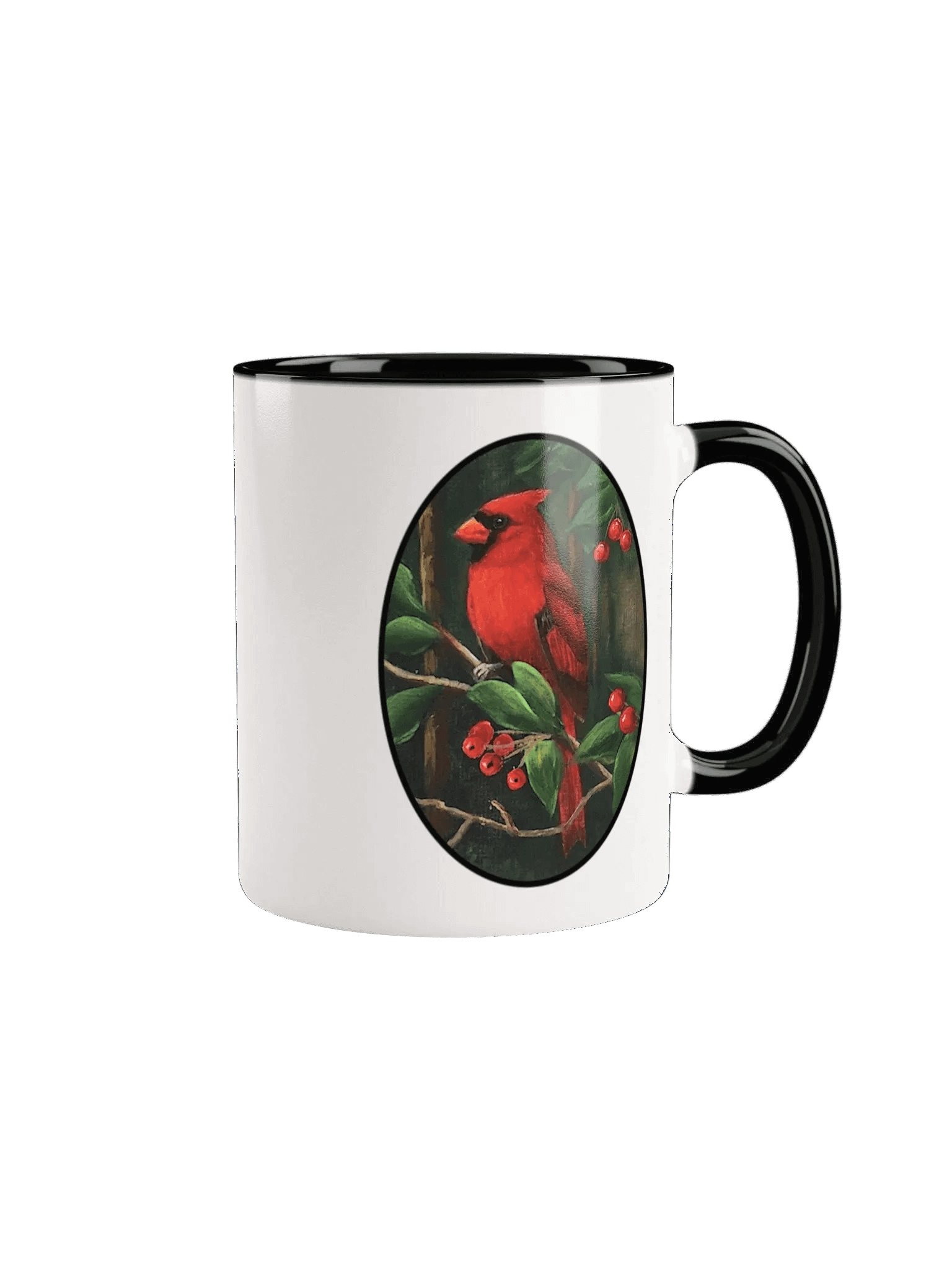 Whimsical Cardinal Ceramic Mug product image (1)