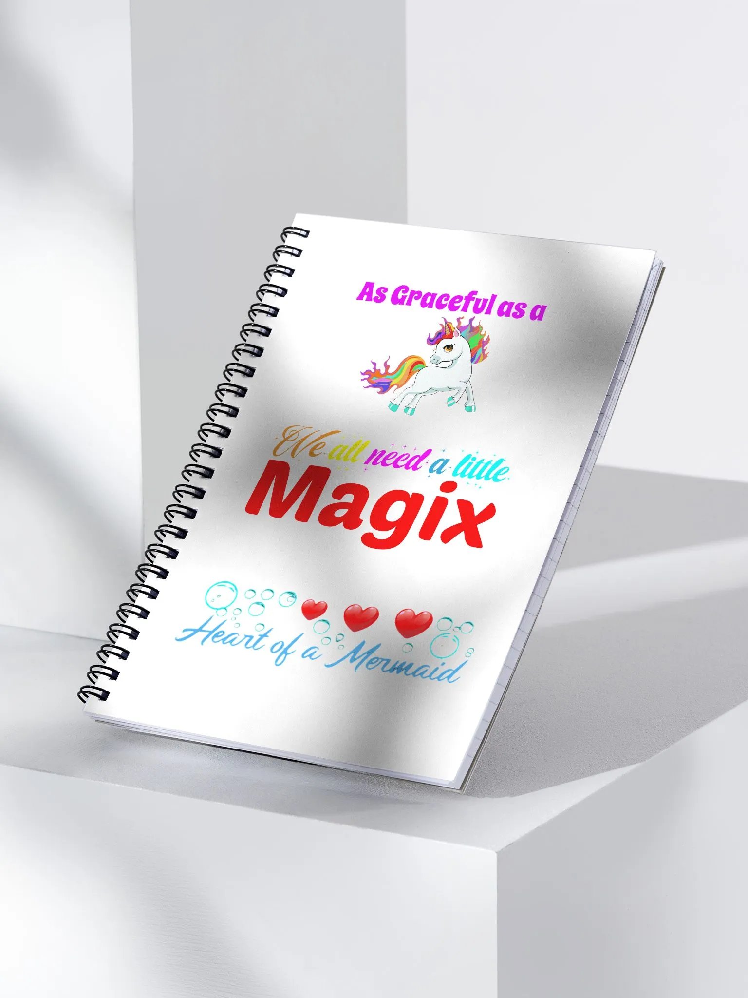 Original Magix Trio Note book (mermaid fairy & unicorn) product image (4)