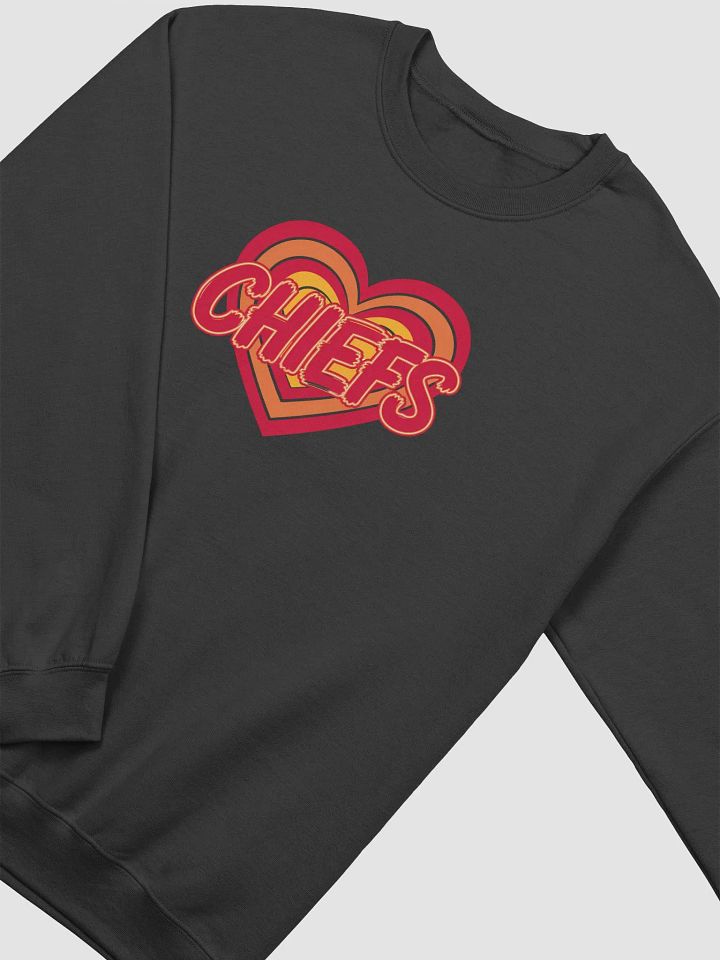 Kansas City Chiefs Red and Yellow Heart Design - Bold Team Spirit Artwork product image (2)