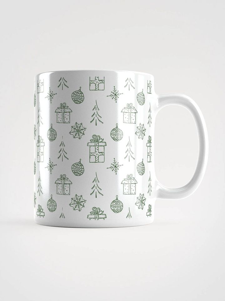 Festive Holiday Joy White Glossy Mug product image (1)