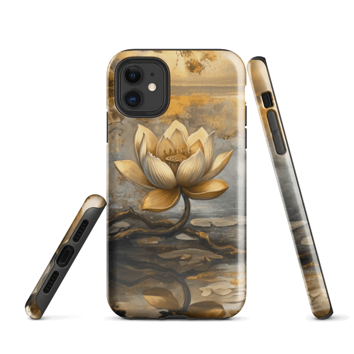 Lotus iPhone case product image (1)