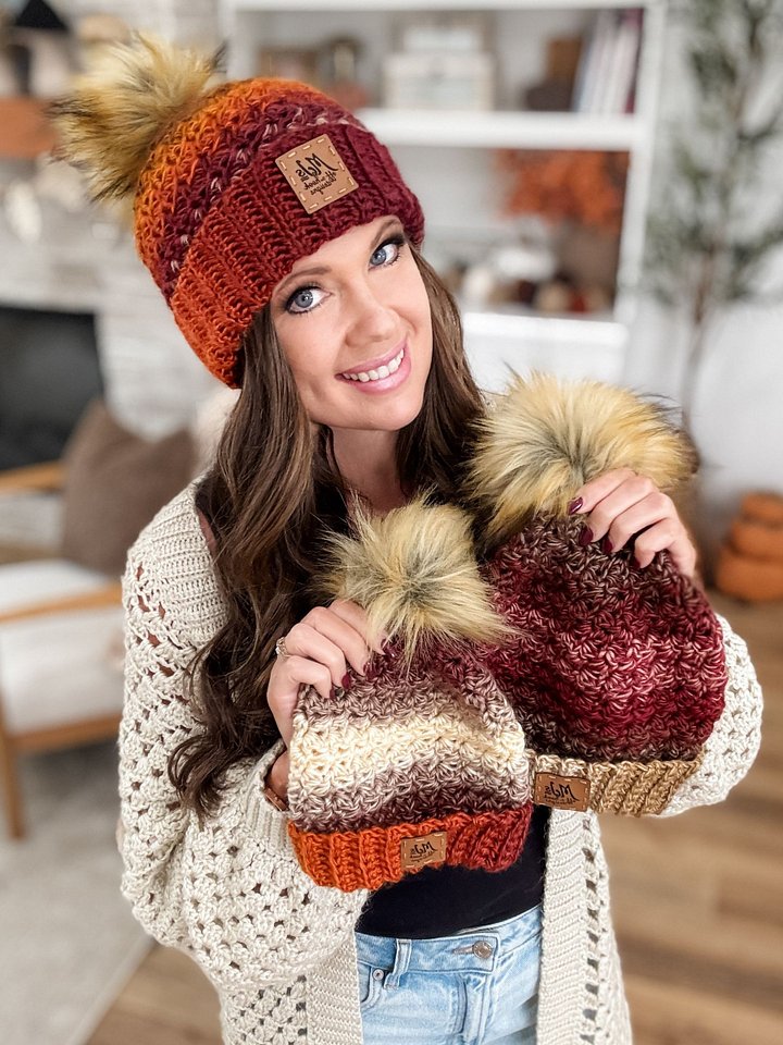Chunky Suzette Beanie Crochet Pattern product image (1)