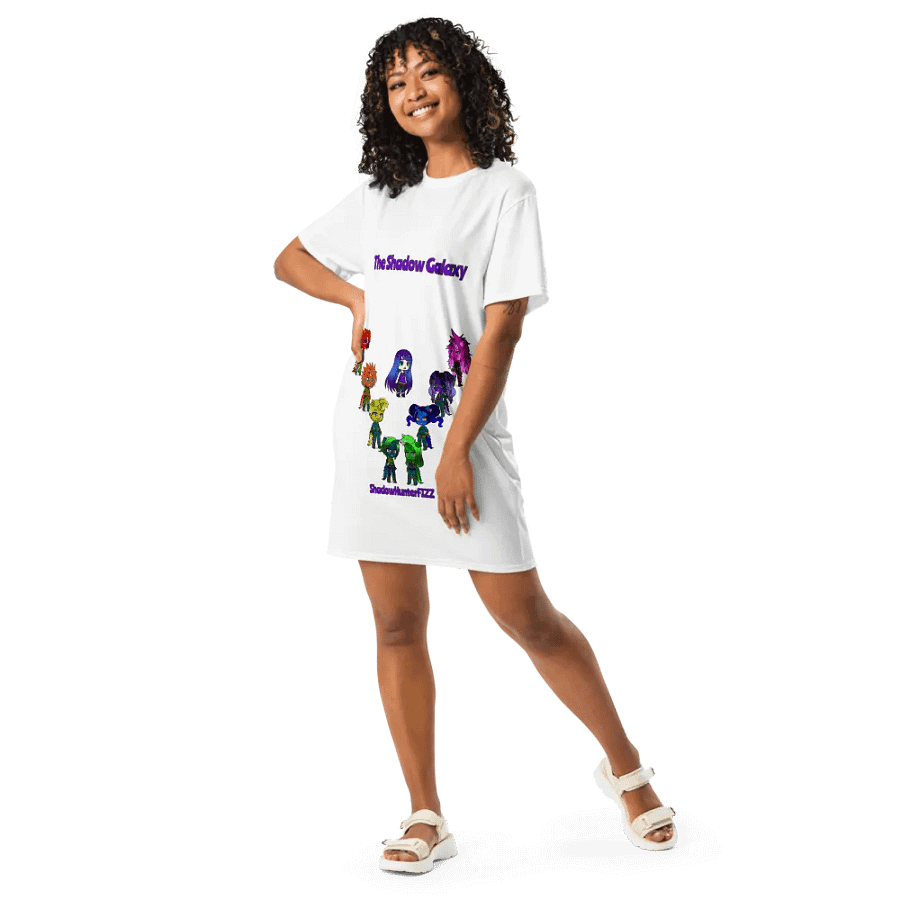 The Shadow Galaxy (Shadow Unicorns) T-Shirt Dress product image (9)