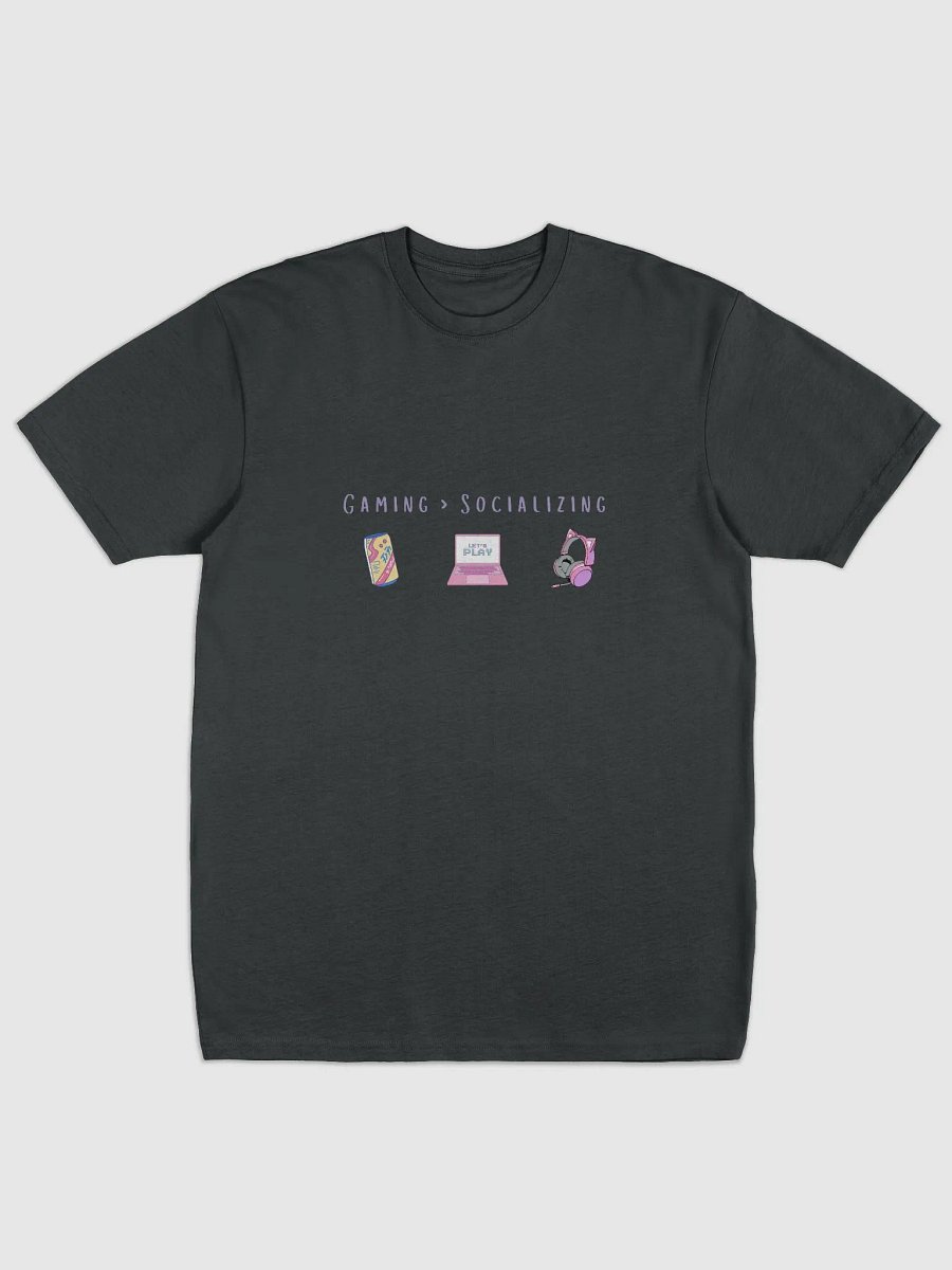 🎮 Gaming > Socializing | Introvert Gamer Tee 💖 product image (1)